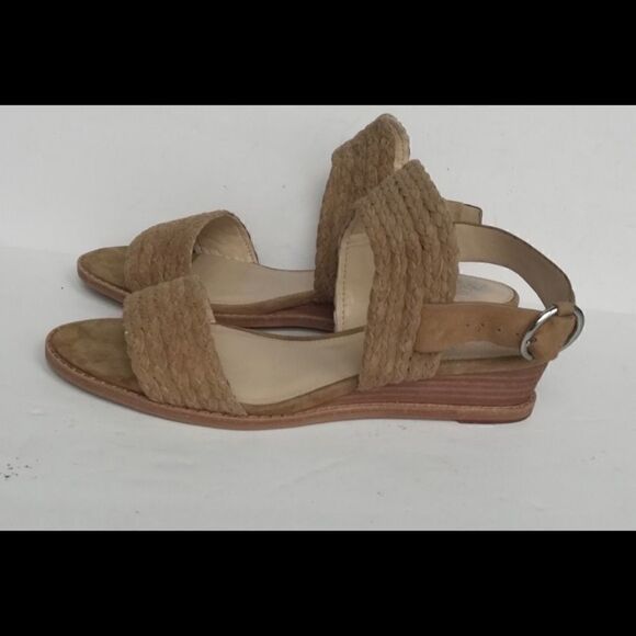 Vince Camuto  suede Raner Braided wedge sandals - Picture 6 of 9
